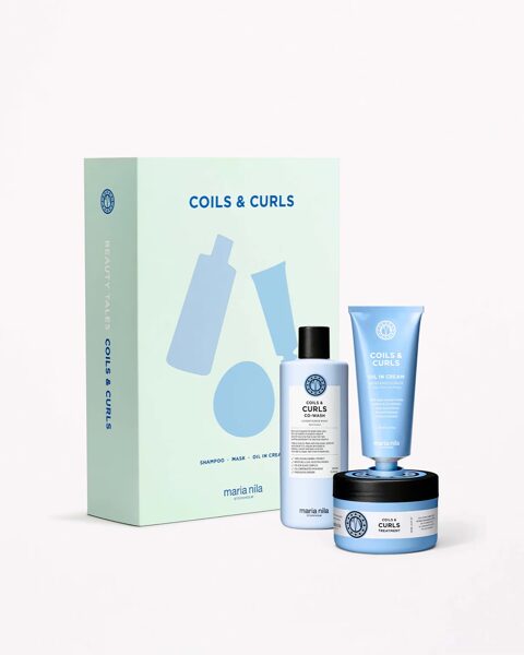 MARIA NILA KALĖDINIS RINKINYS "COILS & CURLS BEAUTY BOX"