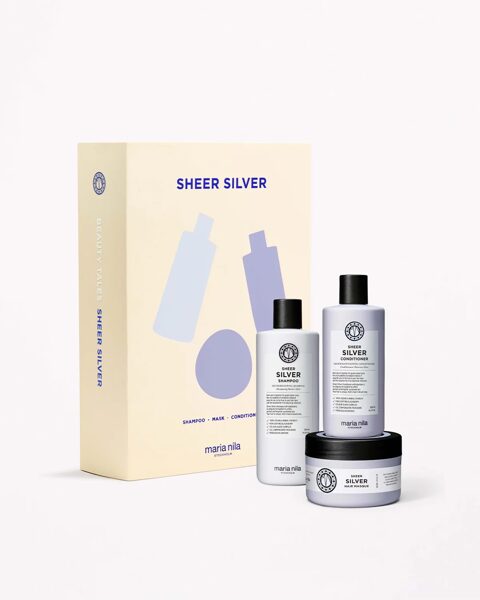 KALĖDINIS MARIA NILA RINKINYS "SHEER SILVER BEAUTY BOX"